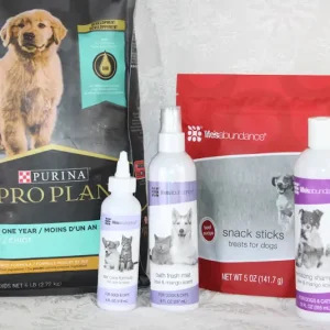 Puppy Value Pack: puppy food, treats, shampoo, ear care and bath mist